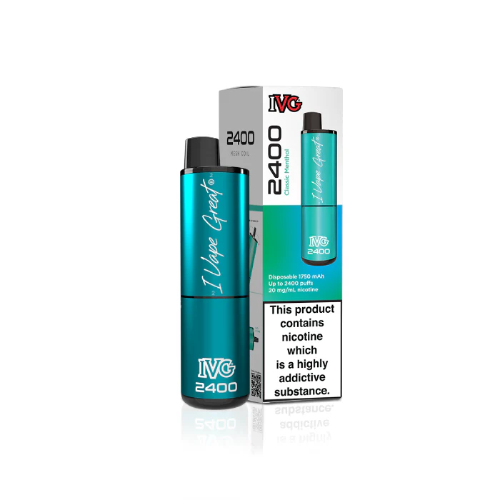 IVG Bar Disposables - Classic Menthol - 20mg-Evolution-Vapes-StHelens