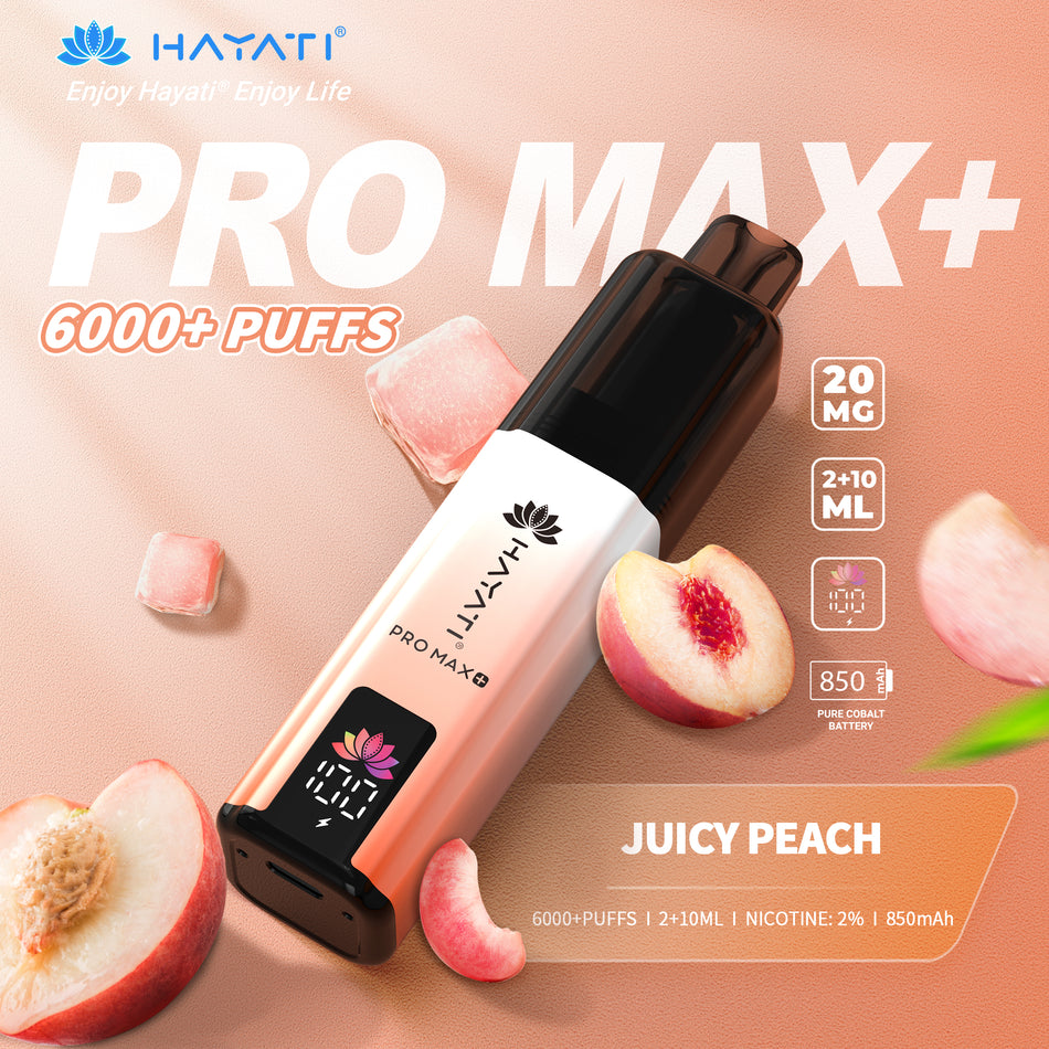 Hayati Pro Max + 6000 - Juicy Peach