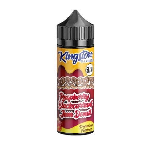 Kingston 50:50 - Desserts Raspberry Jam Donut - 100ml Evolution Vapes