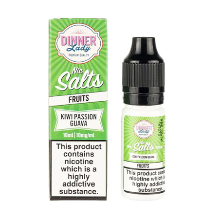 Dinner Lady Kiwi Passionfruit Guava 10ml Nic Salt