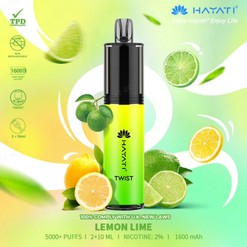 Hayati Twist - Lemon & Lime Evolution Vapes