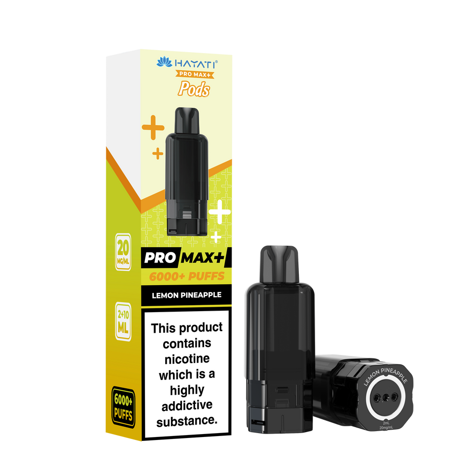 Hayati Pro Max + Pre-Filled Pods Lemon Pineapple