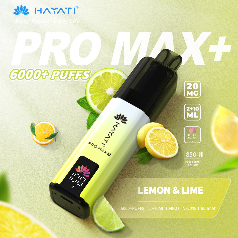 Hayati Pro Max + 6000 - Lemon & Lime