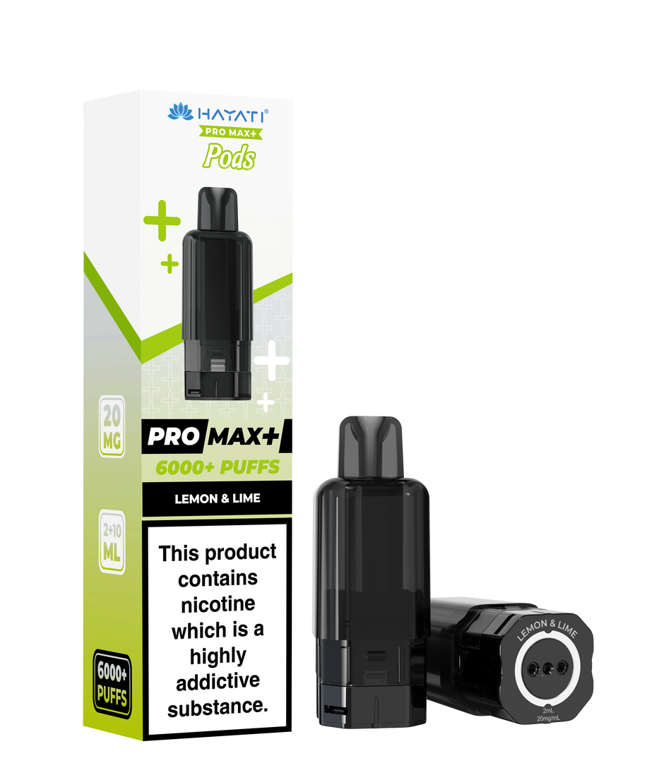 Hayati Pro Max + Pre-Filled Pods Lemon & Lime