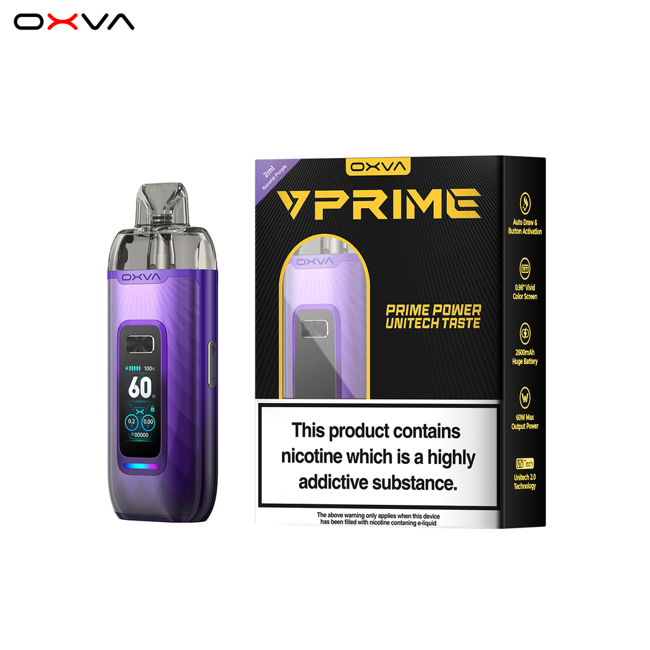 OXVA VPrime Pod Kit Auroral Purple