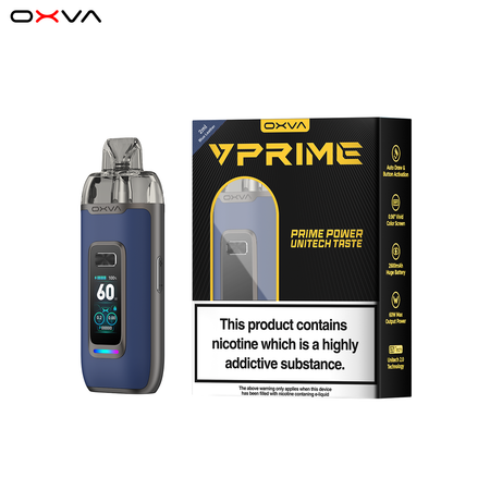 OXVA VPrime Pod Kit Blue Leather