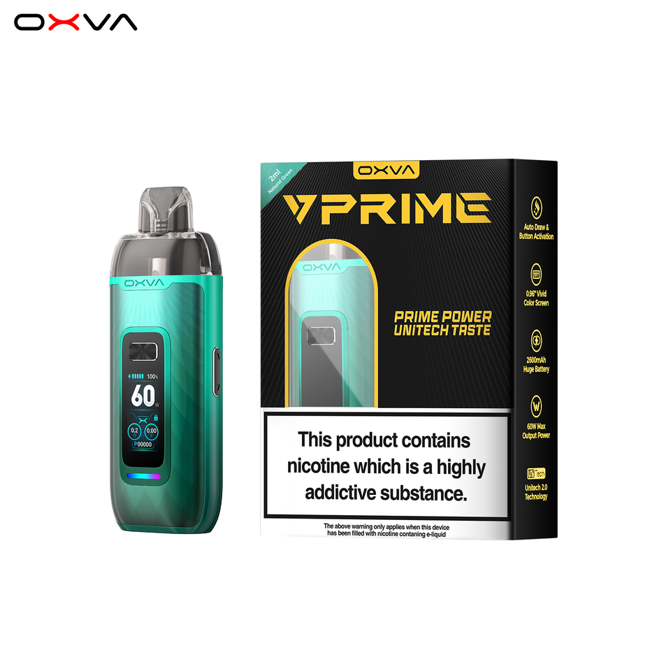 OXVA VPrime Pod Kits Evolution Vapes OXVA VPrime Pod Kits Evolution Vapes