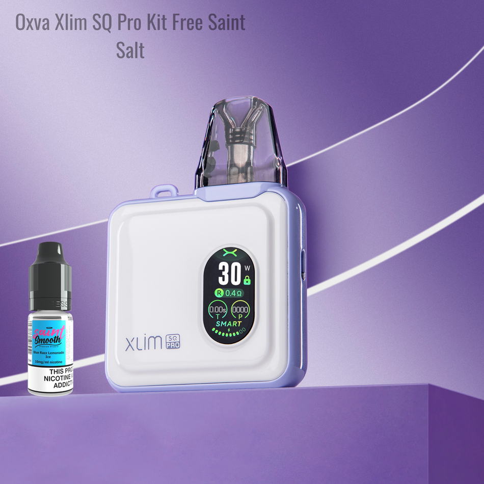 Oxva Xlim SQ Pro kit + Free Saint Salt