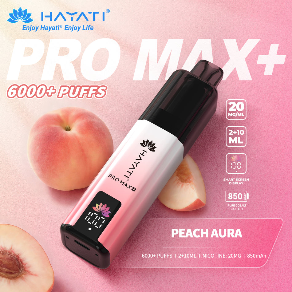 Hayati Pro Max + 6000 - Peach Aura