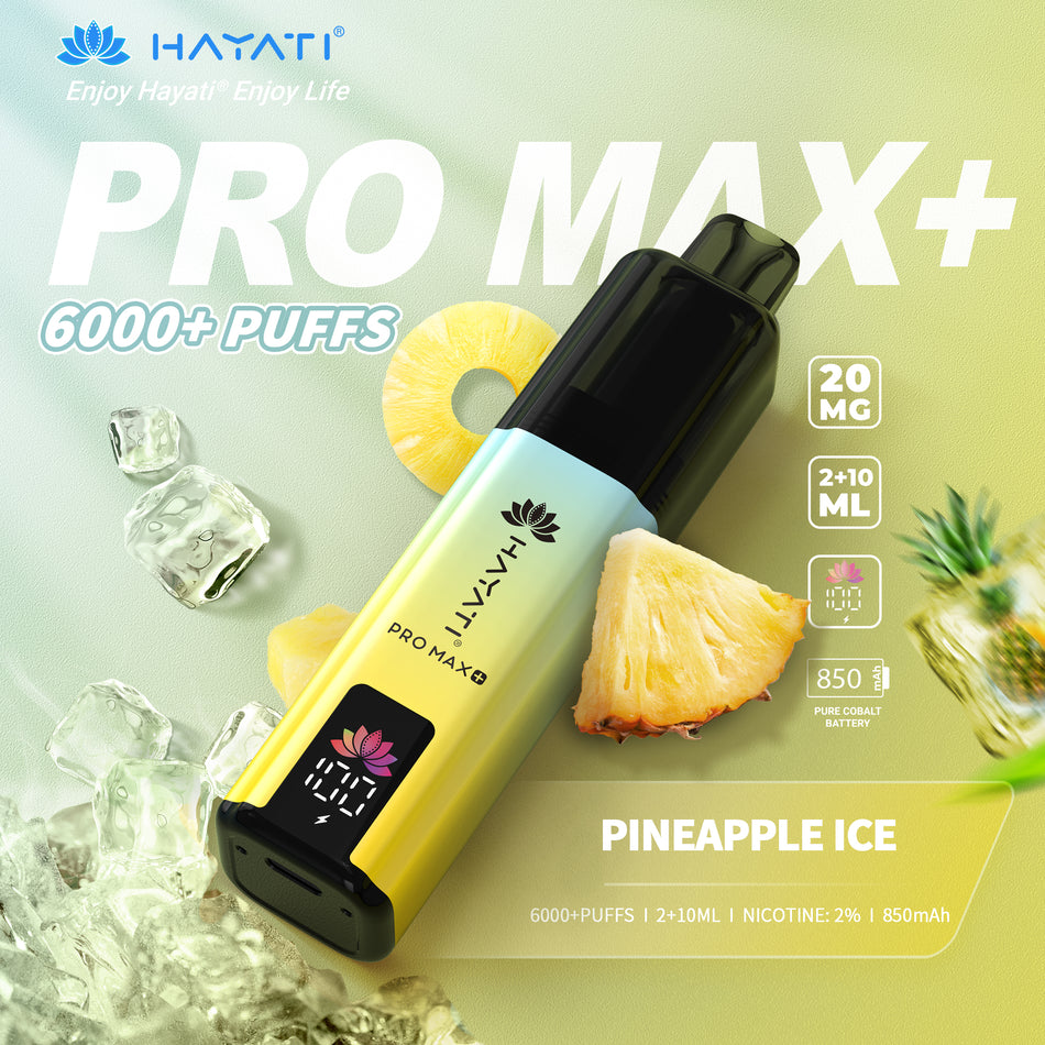 Hayati Pro Max + 6000 - Pineapple Ice