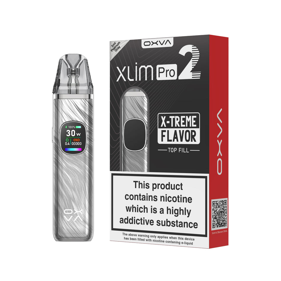 OXVA Xlim Pro 2 Kit Platinum Grey