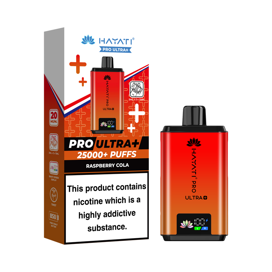 Hayati Pro Ultra Plus 25k - Raspberry Cola