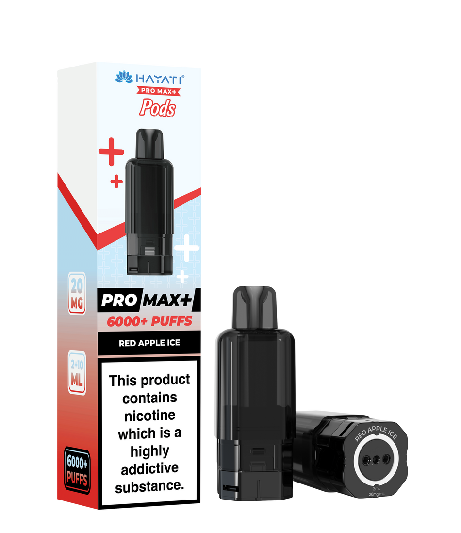 Hayati Pro Max + Pre-Filled Pods Red Apple Ice