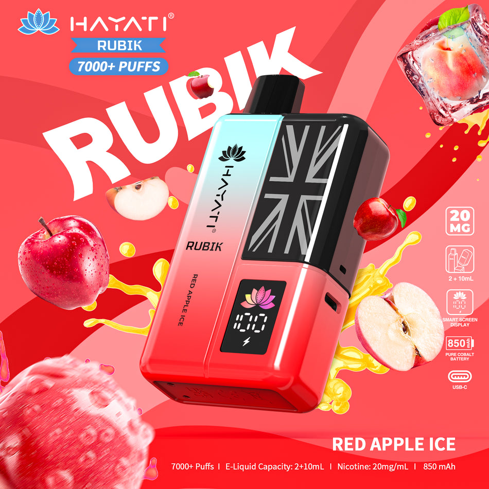 Hayati Rubix 7000 - Red Apple Ice