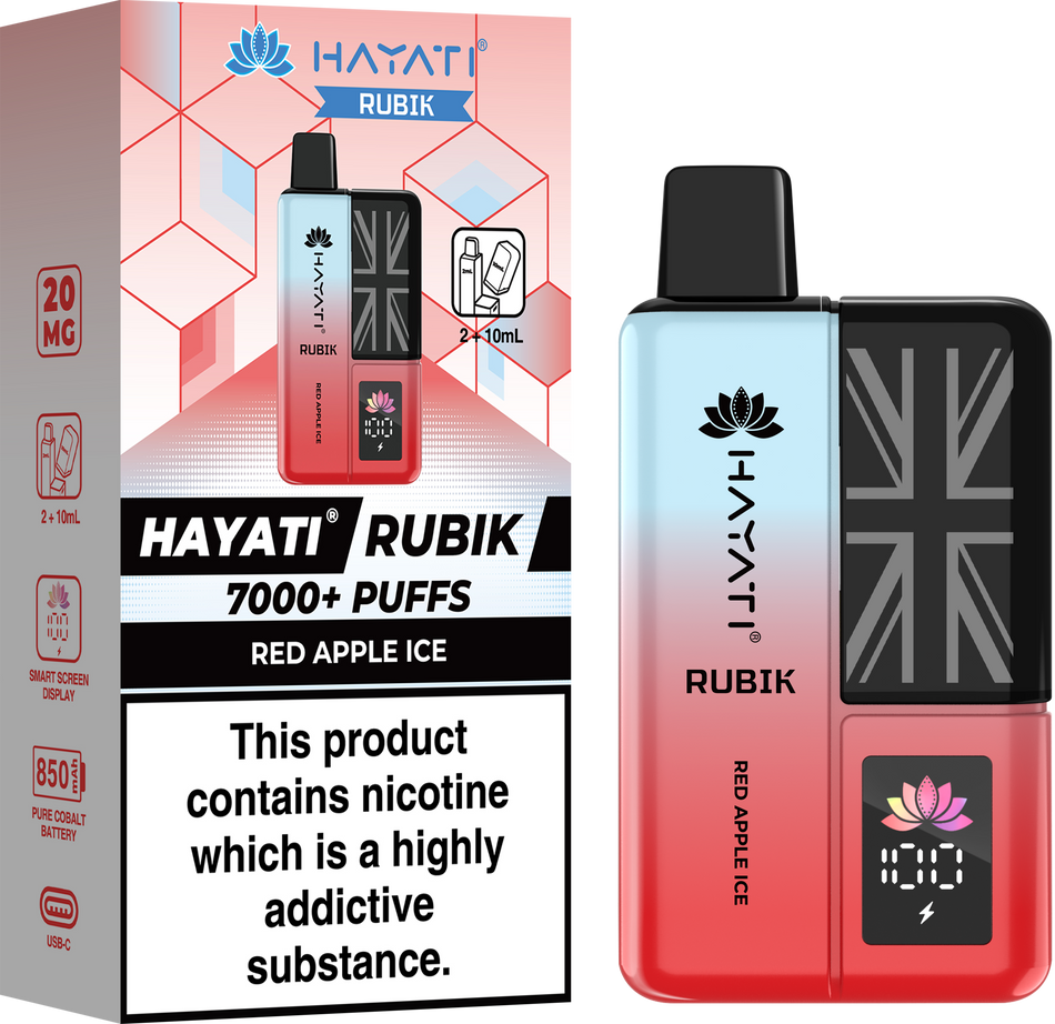 Hayati Rubix 7000 - Red Apple Ice