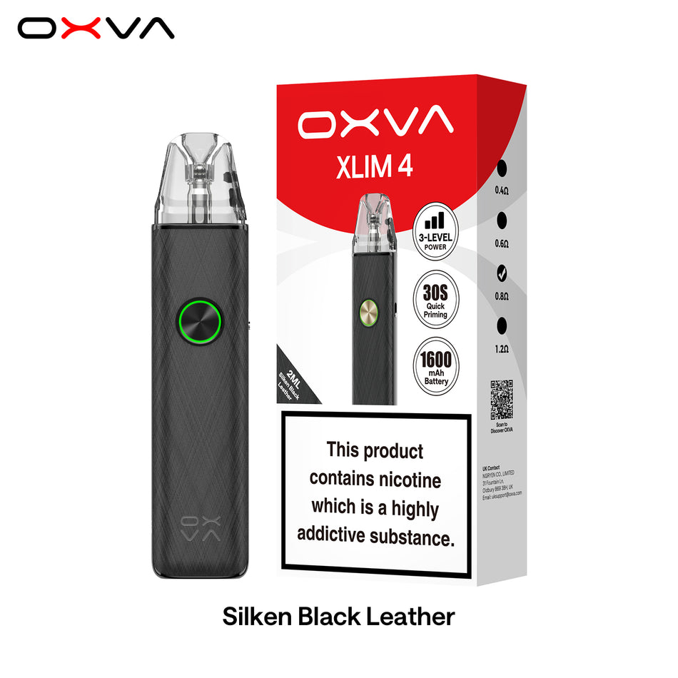 Oxva Xlim 4 - Silken Black Leather
