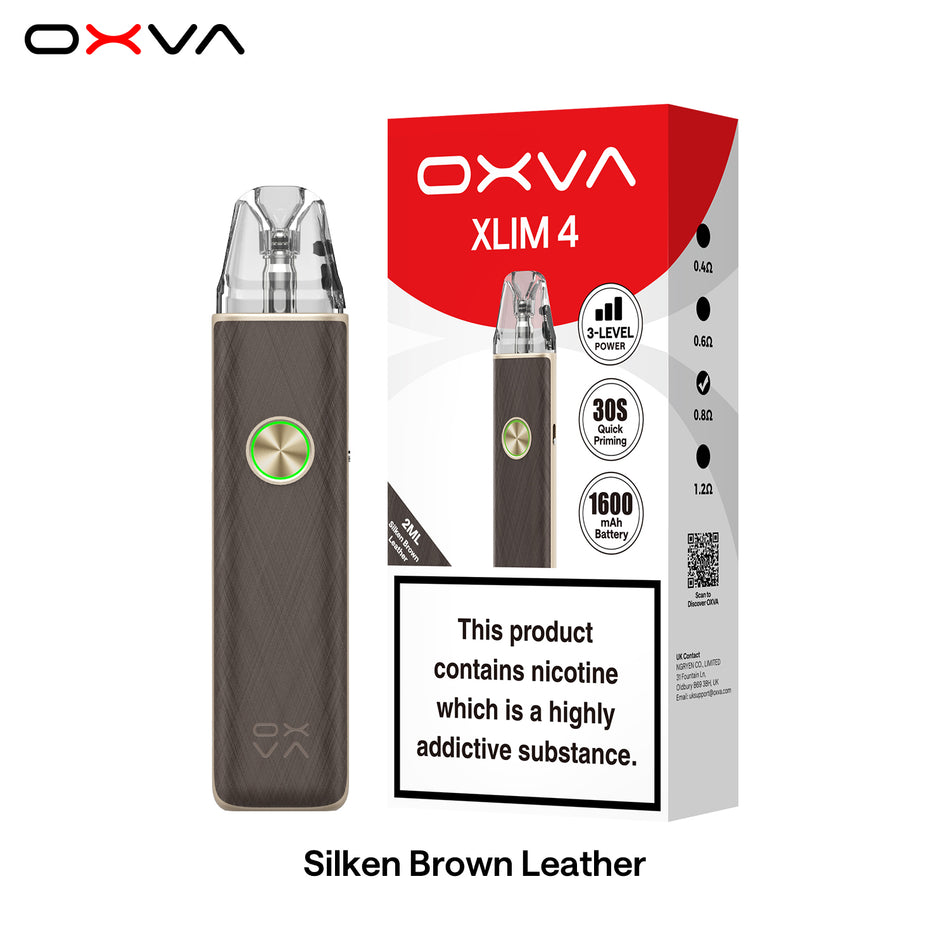 Oxva Xlim 4 - Silken Brown Leather