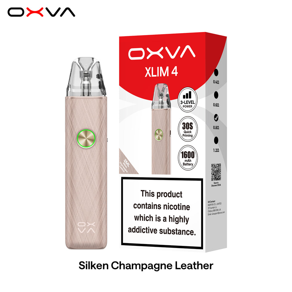 Oxva Xlim 4 - Silken Champagne Leather