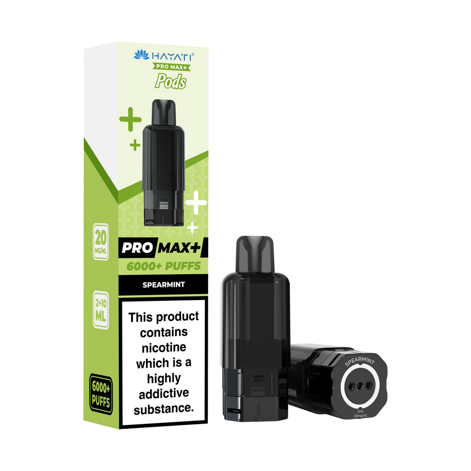 Hayati Pro Max + Pre-Filled Pods Spearmint