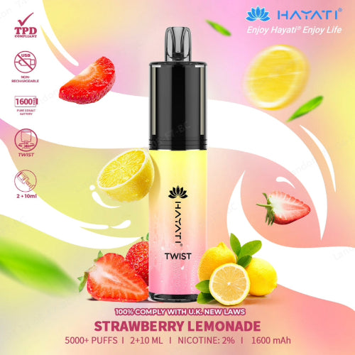 Hayati Twist - Strawberry Lemonade Evolution Vapes