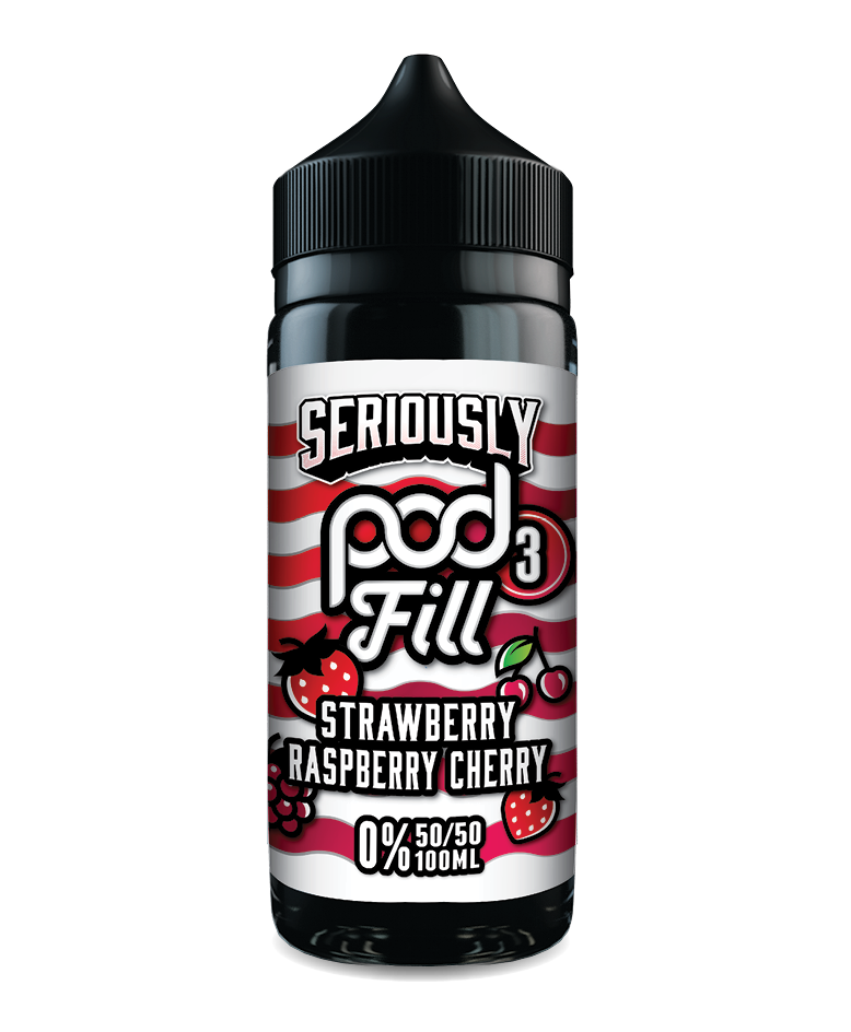 Seriously Pod Fill - Strawberry Raspberry Cherry 120ml