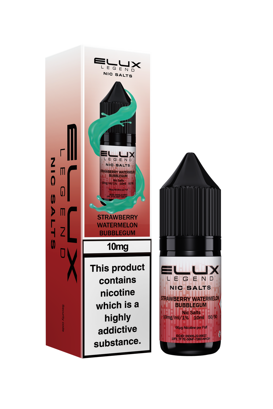 Elux Salts - Strawberry Watermelon Bubblegum