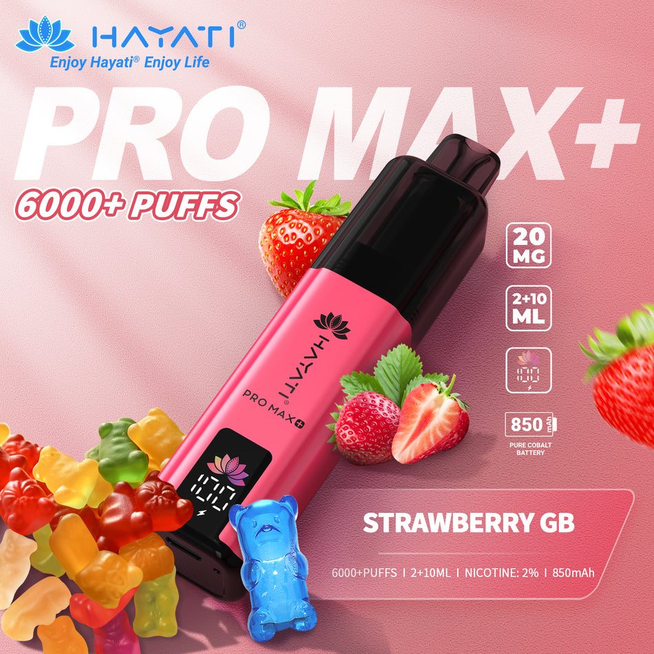 Hayati Pro Max + 6000 - Strawberry GB