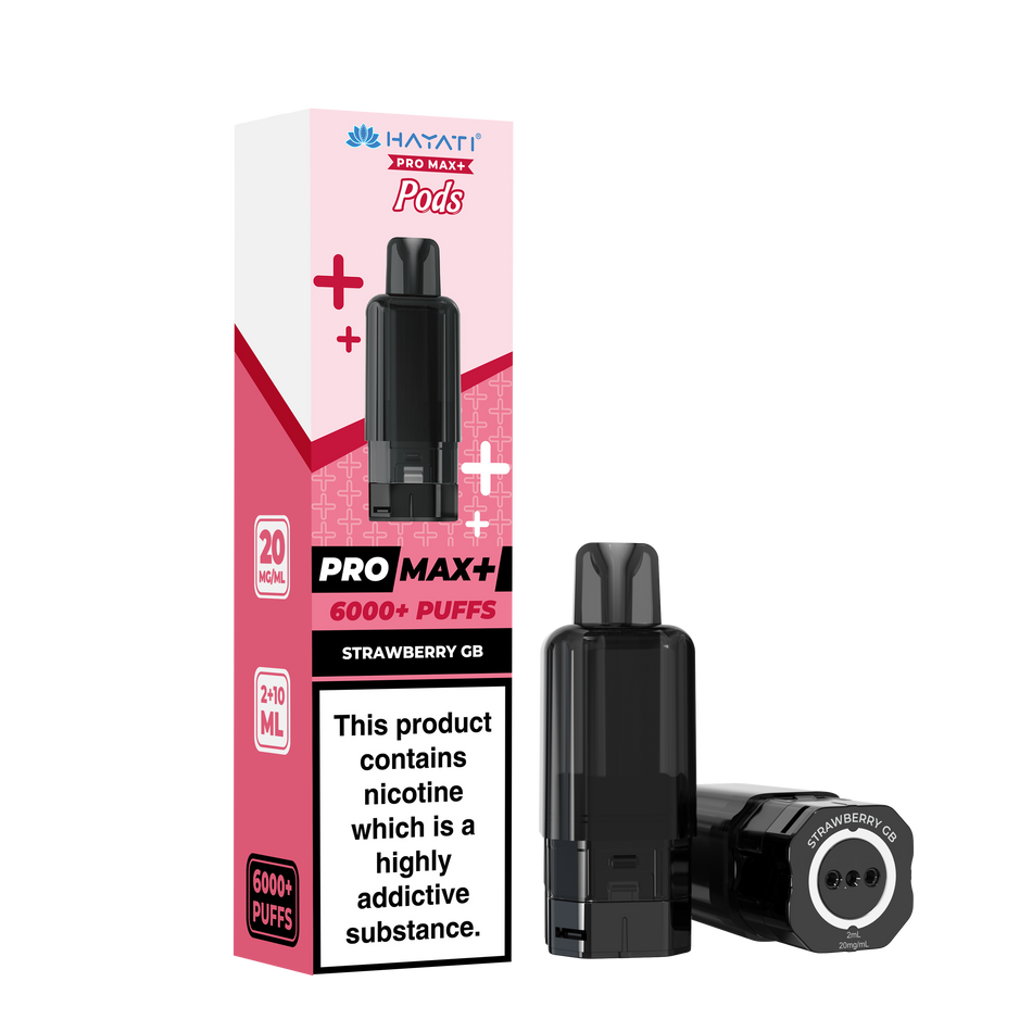 Hayati Pro Max + Pre-Filled Pods Strawberry GB