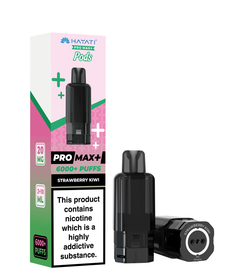 Hayati Pro Max + Pre-Filled Pods Strawberry Kiwi