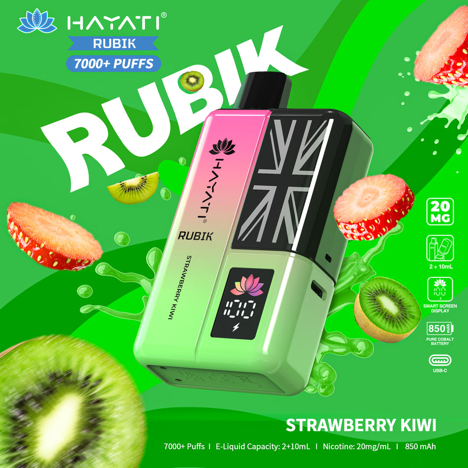 Hayati Rubix 7000 - Strawberry Kiwi