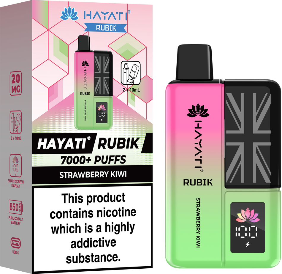 Hayati Rubix 7000 - Strawberry Kiwi