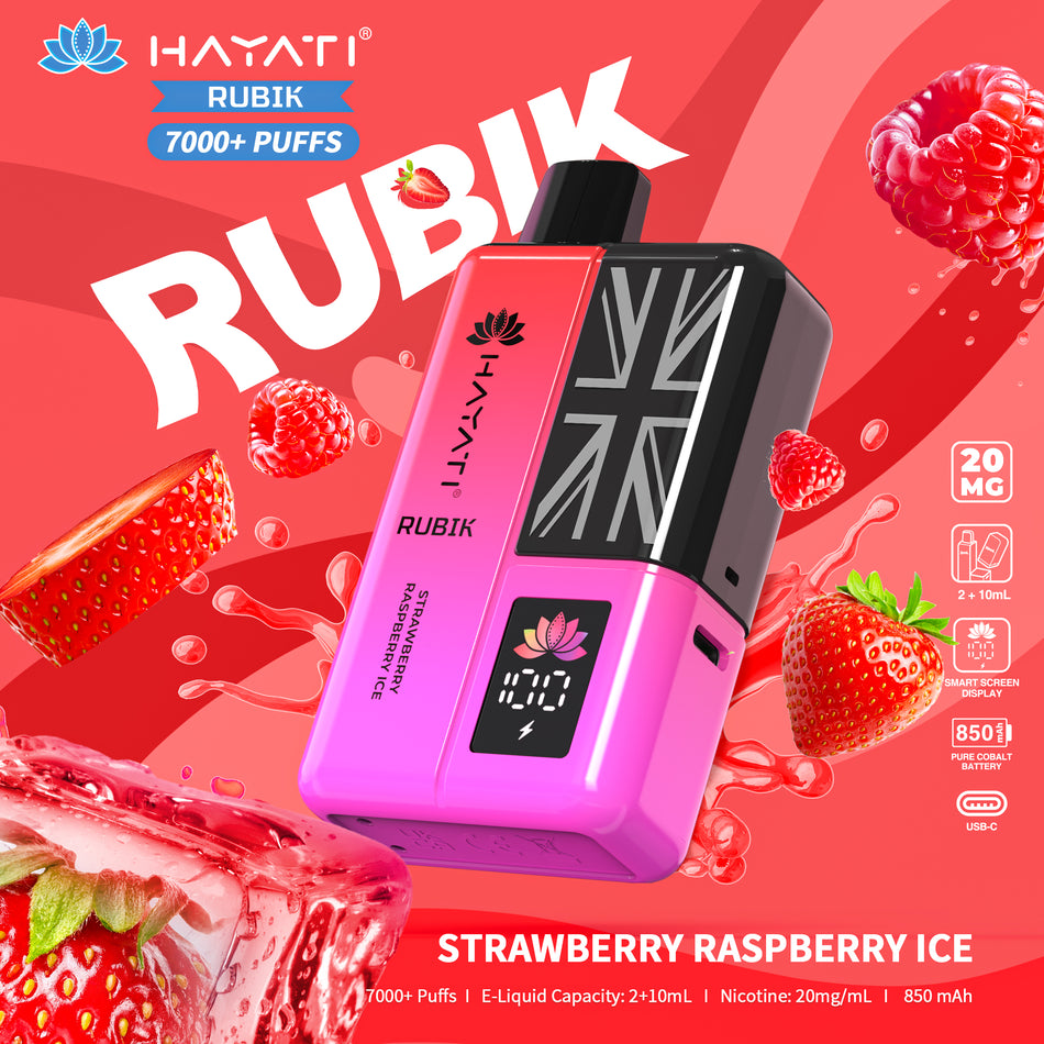 Hayati Rubix 7000 - Strawberry Raspberry