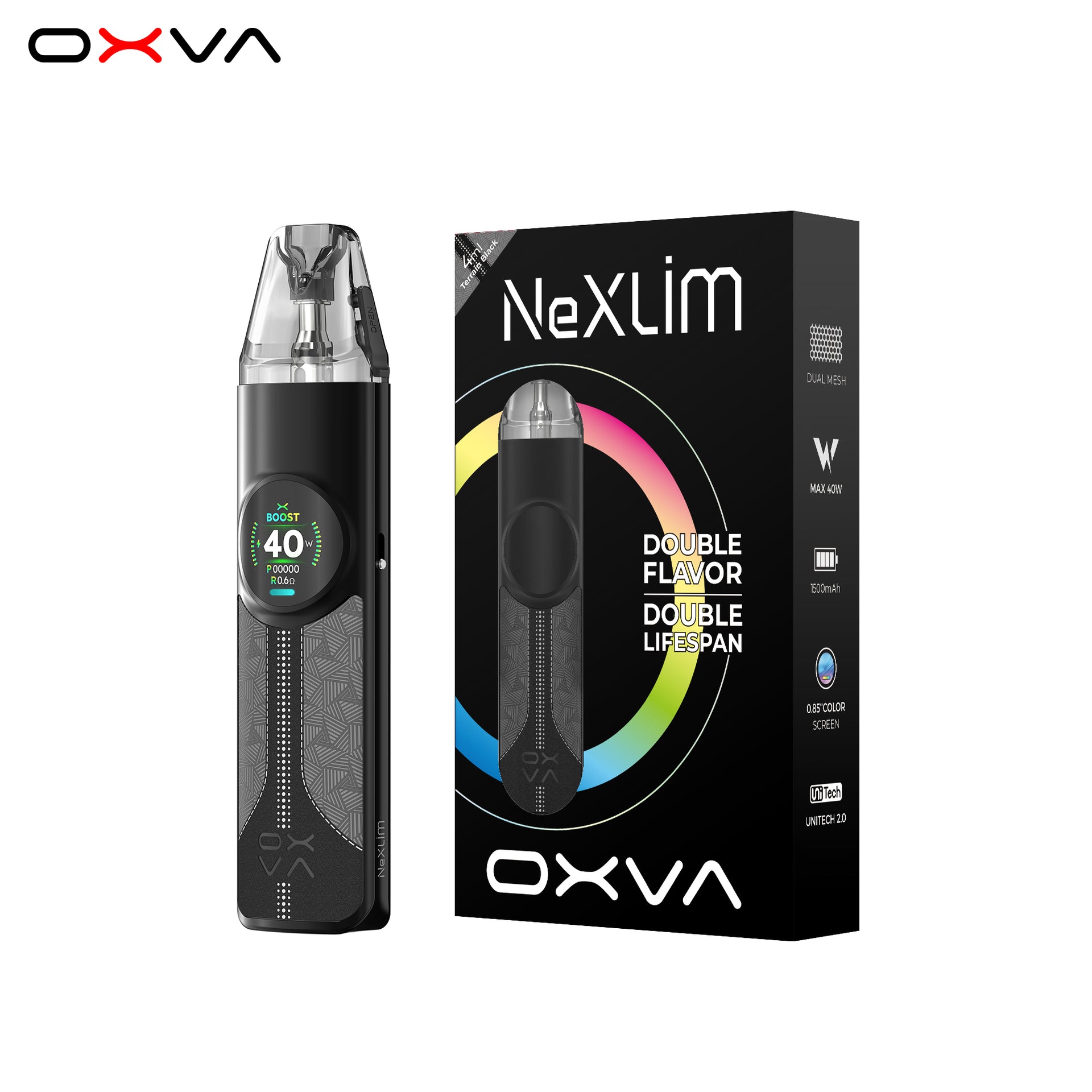 oxva nexlim double flavor double lifespan How Long Do Oxva NeXlim Pods Last? main image 0