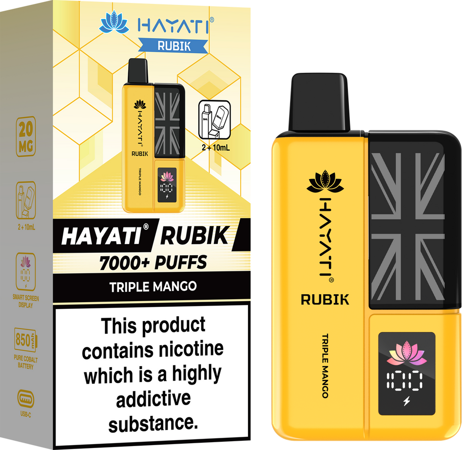 Hayati Rubix 7000 - Triple Mango