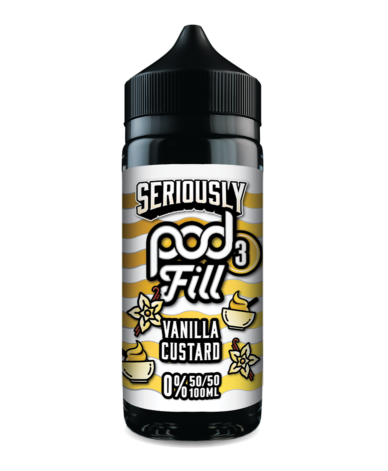 Seriously Pod Fill - Vanilla Custard 120ml
