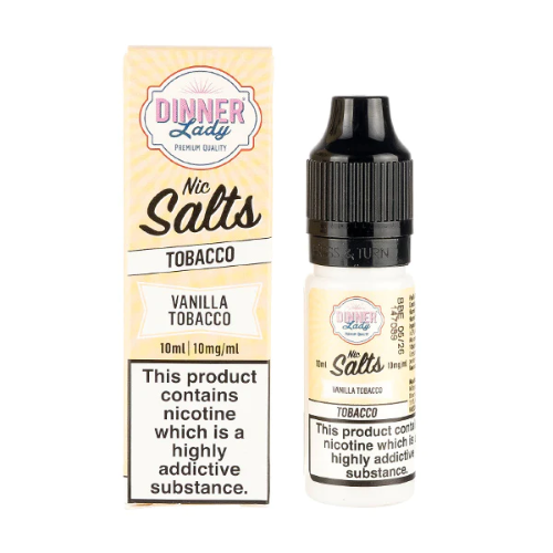 Dinner Lady Vanilla Tobacco 10ml Nic Salt