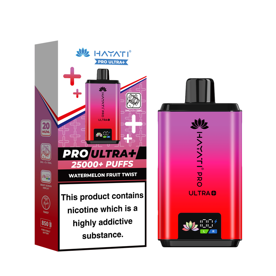 Hayati Pro Ultra Plus 25k - Watermelon Fruit Twist
