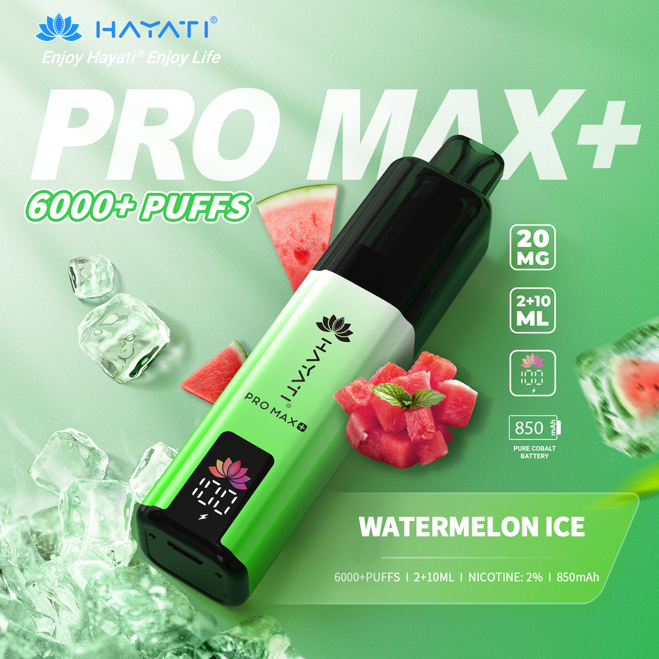 Hayati Pro Max + 6000 - Watermelon Ice