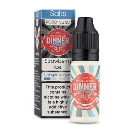 Dinner Lady Strawberry Ice 10ml Nic Salt