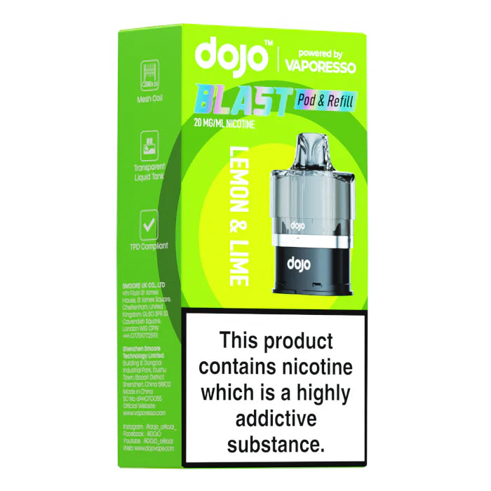 Dojo Blast 6000 Prefilled Pod - Lemon & Lime