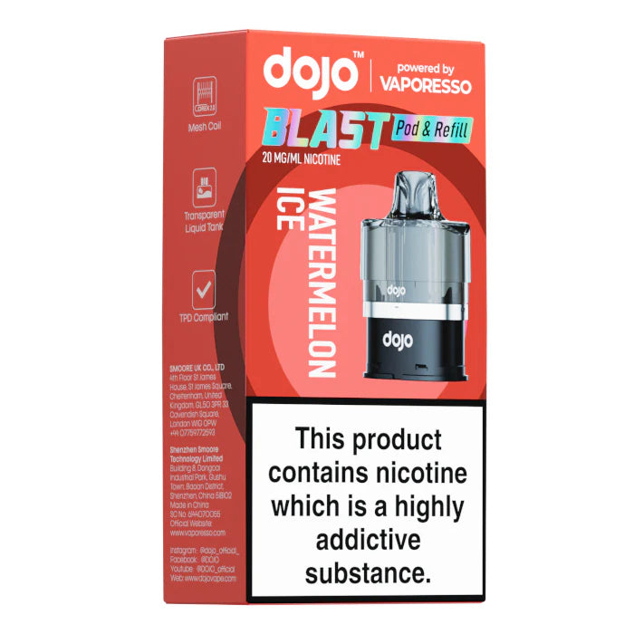 Dojo Blast 6000 Prefilled Pod - Watermelon Ice