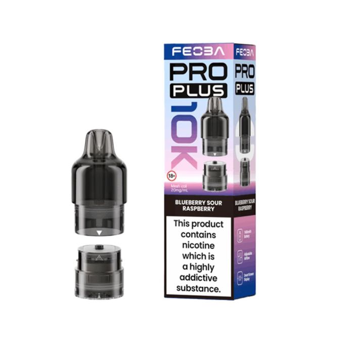 Feoba Pro Plus Pre-Filled Pod 10,000 - Blue Sour Raspberry