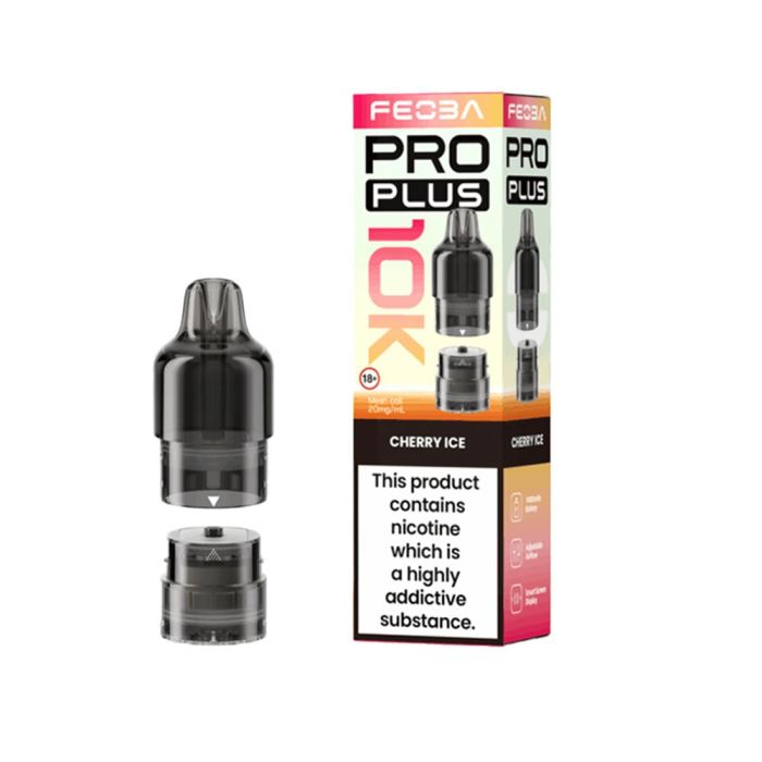 Feoba Pro Plus Pre-Filled Pod 10,000 - Cherry Ice