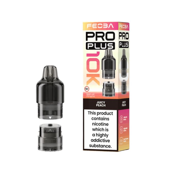 Feoba Pro Plus Pre-Filled Pod 10,000 - Juicy Peach