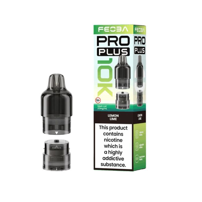 Feoba Pro Plus Pre-Filled Pod 10,000 - Lemon Lime