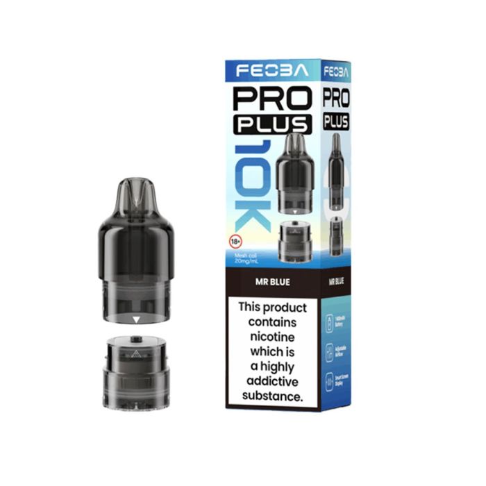 Feoba Pro Plus Pre-Filled Pod 10,000 - Mr Blue