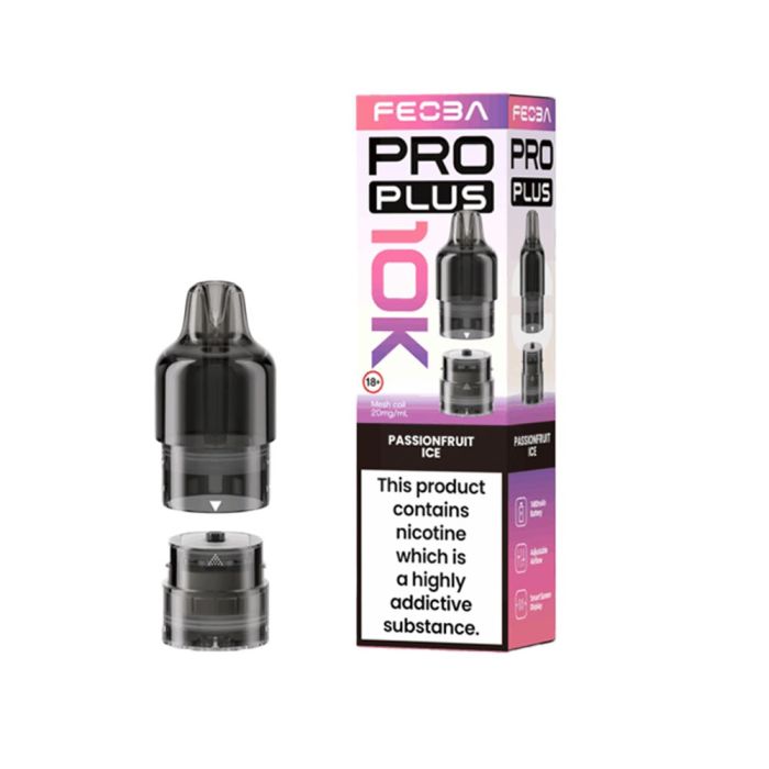Feoba Pro Plus Pre-Filled Pod 10,000 - Passionfruit Ice