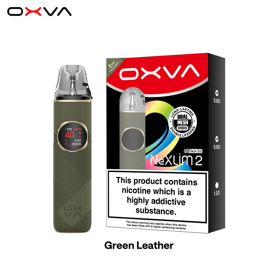 OXVA NeXLIM 2 Kit Green Leather