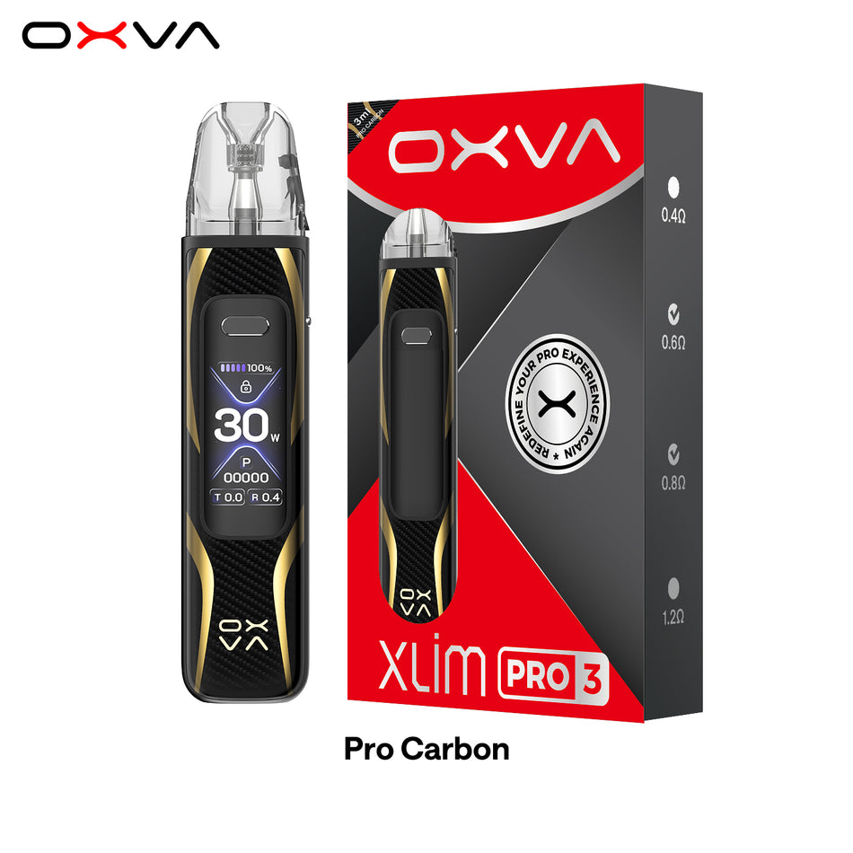 OXVA Xlim Pro Kit 3 Pro Carbon