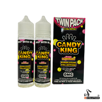 Candy King Bubblegum Twin Pack (100ml Total) (6984330543262)